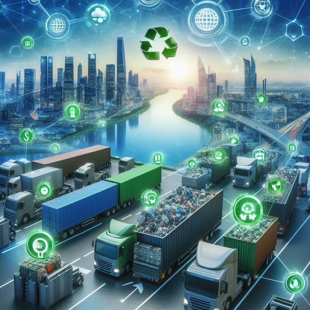 Improving recycling logistics with modern technologies: IoT, blockchain and AI