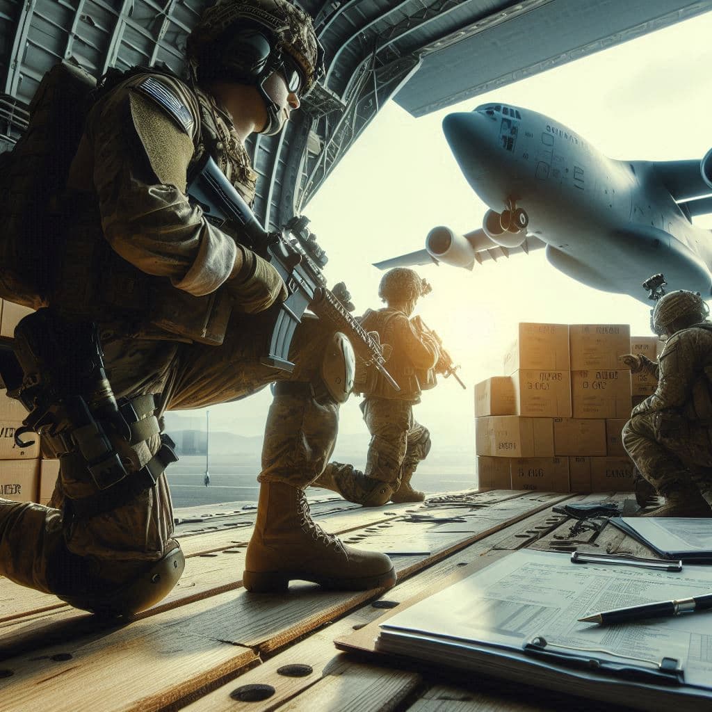 Securing the supply chain: Ensuring the availability of critical resources in military logistics for international missions